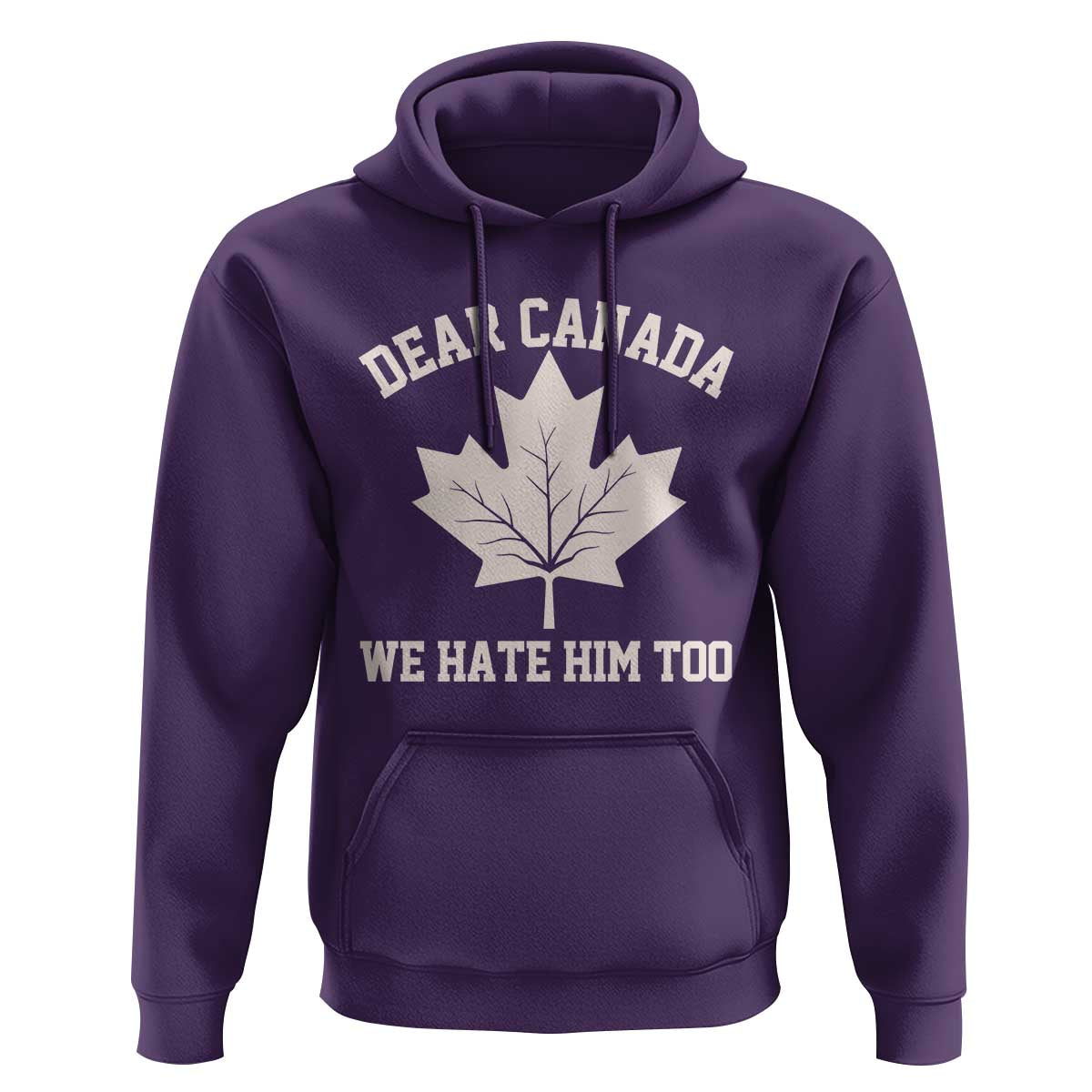 Dear Canada We Hate Him Too Hoodie Political 2025 Protest