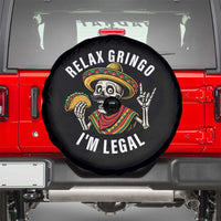 Cinco De Mayo Skeleton Spare Tire Cover Relax Gringo I'm Legal Poncho