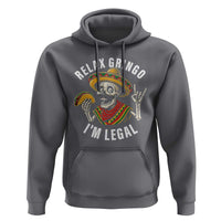 Cinco De Mayo Skeleton Hoodie Relax Gringo I'm Legal Poncho