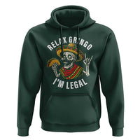 Cinco De Mayo Skeleton Hoodie Relax Gringo I'm Legal Poncho