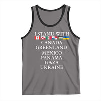 I Stand With Canada Greenland Mexico Panama Gaza Ukraine Tank Top