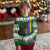 I Stand With Ukraine Ugly Christmas Sweater Ukrainian American Flag - Wonder Print Shop