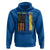 I Stand With Ukraine Hoodie Ukrainian American Flag