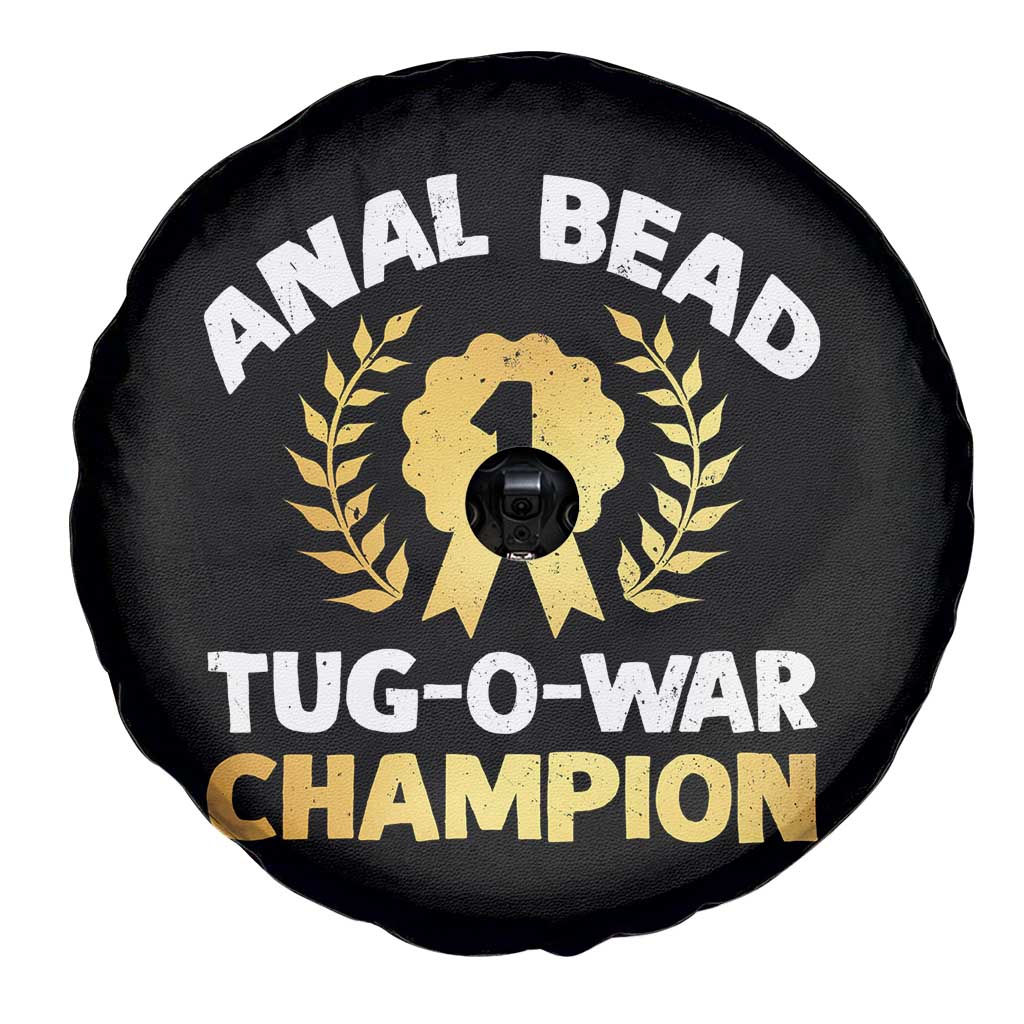 Anal Bead Tug O War Champion Funny Offensive Spare Tire Cover Inappropriate Adult Humor Gold - Wonder Print Shop