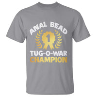 Anal Bead Tug O War Champion Funny Offensive T Shirt Inappropriate Adult Humor Gold - Wonder Print Shop