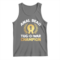 Anal Bead Tug O War Champion Funny Offensive Tank Top Inappropriate Adult Humor Gold - Wonder Print Shop
