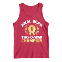 Anal Bead Tug O War Champion Funny Offensive Tank Top Inappropriate Adult Humor Gold - Wonder Print Shop