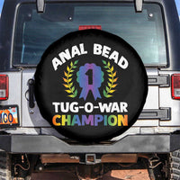 Anal Bead Tug O War Champion Funny Offensive Spare Tire Cover Inappropriate Adult Humor Rainbow - Wonder Print Shop