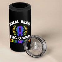 Anal Bead Tug O War Champion Funny Offensive 4 in 1 Can Cooler Tumbler Inappropriate Adult Humor Rainbow - Wonder Print Shop
