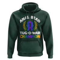 Anal Bead Tug O War Champion Funny Offensive Hoodie Inappropriate Adult Humor Rainbow - Wonder Print Shop