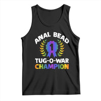 Anal Bead Tug O War Champion Funny Offensive Tank Top Inappropriate Adult Humor Rainbow - Wonder Print Shop