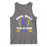 Anal Bead Tug O War Champion Funny Offensive Tank Top Inappropriate Adult Humor Rainbow - Wonder Print Shop