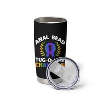 Anal Bead Tug O War Champion Funny Offensive Tumbler Cup Inappropriate Adult Humor Rainbow - Wonder Print Shop