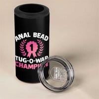 Anal Bead Tug O War Champion Funny Offensive 4 in 1 Can Cooler Tumbler Inappropriate Adult Humor Pink - Wonder Print Shop