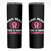 Anal Bead Tug O War Champion Funny Offensive Skinny Tumbler Inappropriate Adult Humor Pink - Wonder Print Shop