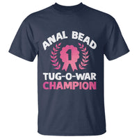 Anal Bead Tug O War Champion Funny Offensive T Shirt Inappropriate Adult Humor Pink - Wonder Print Shop