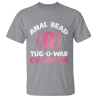 Anal Bead Tug O War Champion Funny Offensive T Shirt Inappropriate Adult Humor Pink - Wonder Print Shop
