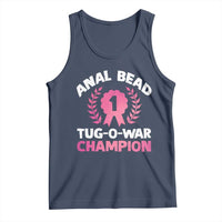 Anal Bead Tug O War Champion Funny Offensive Tank Top Inappropriate Adult Humor Pink - Wonder Print Shop