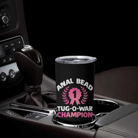 Anal Bead Tug O War Champion Funny Offensive Tumbler Cup Inappropriate Adult Humor Pink - Wonder Print Shop
