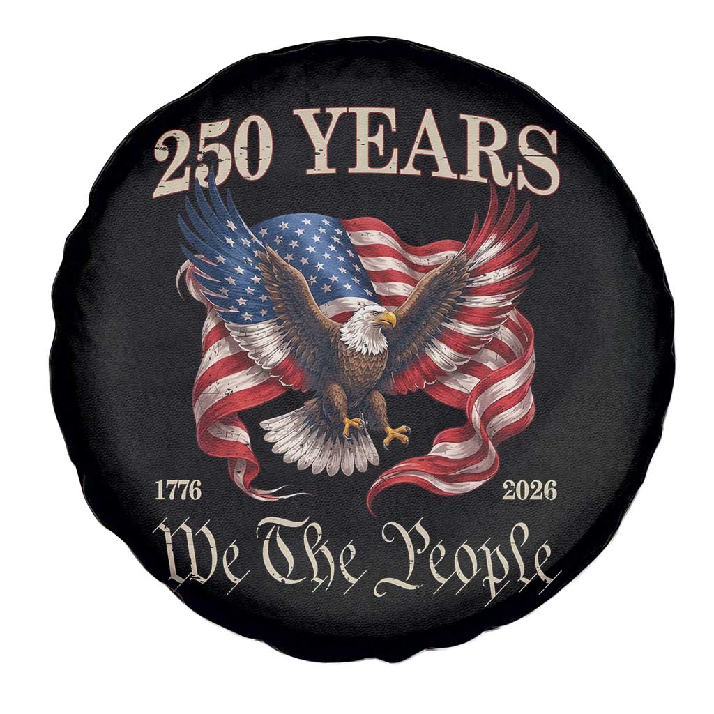 250 Years of Liberty American Semiquincentennial Spare Tire Cover We The People Patriotic Eagle Heritage 1776 2026