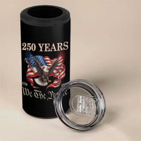 250 Years of Liberty American Semiquincentennial 4 in 1 Can Cooler Tumbler We The People Patriotic Eagle Heritage 1776 2026