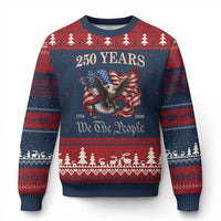 250 Years of Liberty American Semiquincentennial Ugly Christmas Sweater We The People Patriotic Eagle Heritage 1776 2026