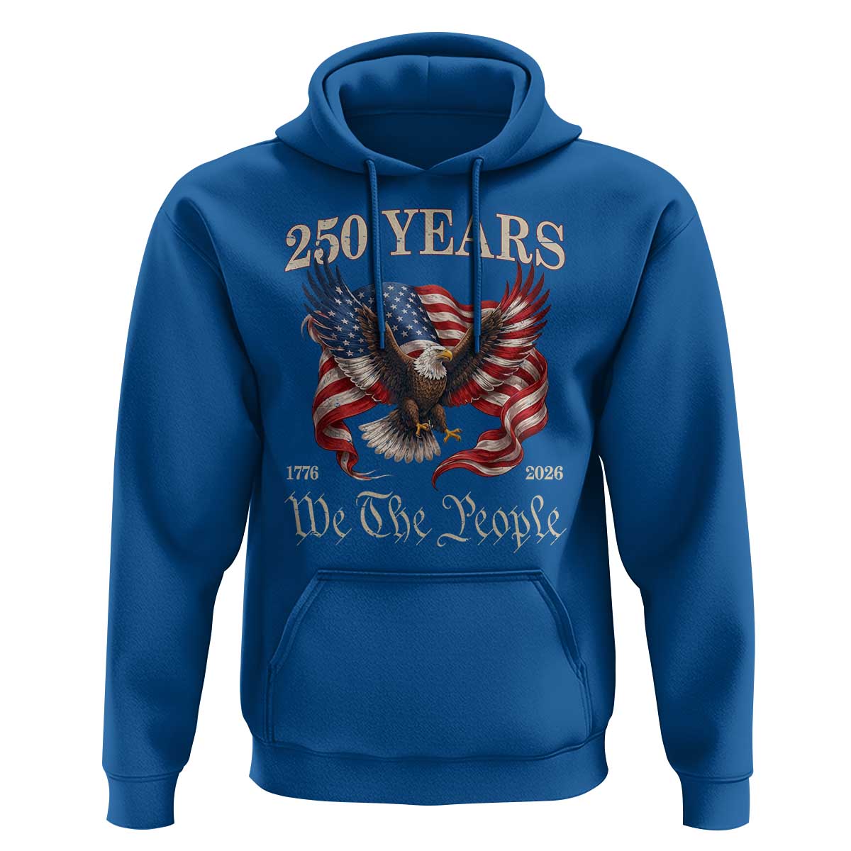 250 Years of Liberty American Semiquincentennial Hoodie We The People Patriotic Eagle Heritage 1776 2026