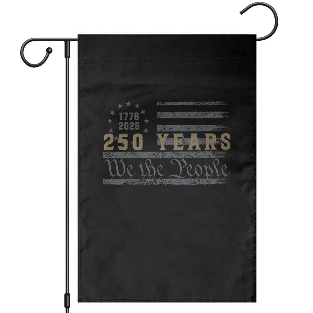 250 Years of Freedom American Flag Vintage Garden Flag 1776-2026 We The People Patriotic Heritage