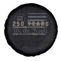 250 Years of Freedom American Flag Vintage Spare Tire Cover 1776-2026 We The People Patriotic Heritage