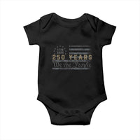 250 Years of Freedom American Flag Vintage Baby Onesie 1776-2026 We The People Patriotic Heritage