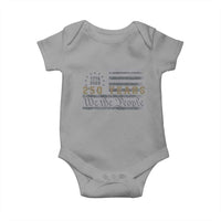 250 Years of Freedom American Flag Vintage Baby Onesie 1776-2026 We The People Patriotic Heritage