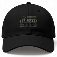 250 Years of Freedom American Flag Vintage Baseball Cap 1776-2026 We The People Patriotic Heritage