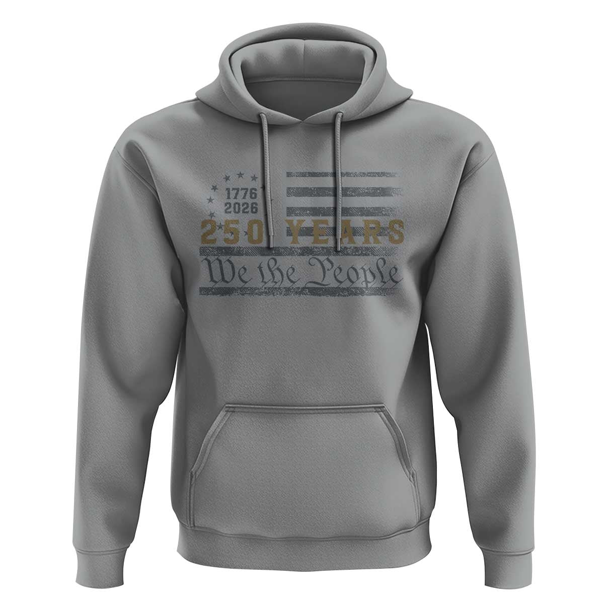250 Years of Freedom American Flag Vintage Hoodie 1776-2026 We The People Patriotic Heritage