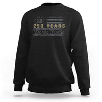 250 Years of Freedom American Flag Vintage Sweatshirt 1776-2026 We The People Patriotic Heritage
