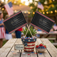 250 Years of Freedom American Flag Vintage Patriotic Handheld Flag 1776-2026 We The People Patriotic Heritage