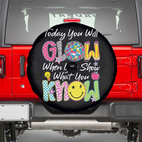 Motivational Test Day Glow Spare Tire Cover Today You Will Glow When You Show What You Know