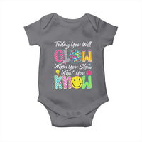 Motivational Test Day Glow Baby Onesie Today You Will Glow When You Show What You Know