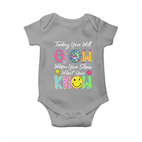 Motivational Test Day Glow Baby Onesie Today You Will Glow When You Show What You Know