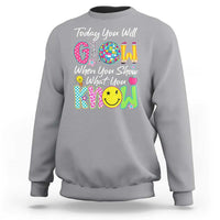 Motivational Test Day Glow Sweatshirt Today You Will Glow When You Show What You Know