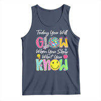 Motivational Test Day Glow Tank Top Today You Will Glow When You Show What You Know