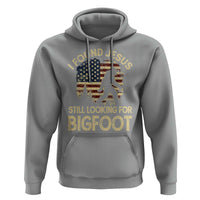 I Found Jesus Still Looking for Bigfoot Patriotic Hoodie American Flag Christian Religious Sasquatch Vintage