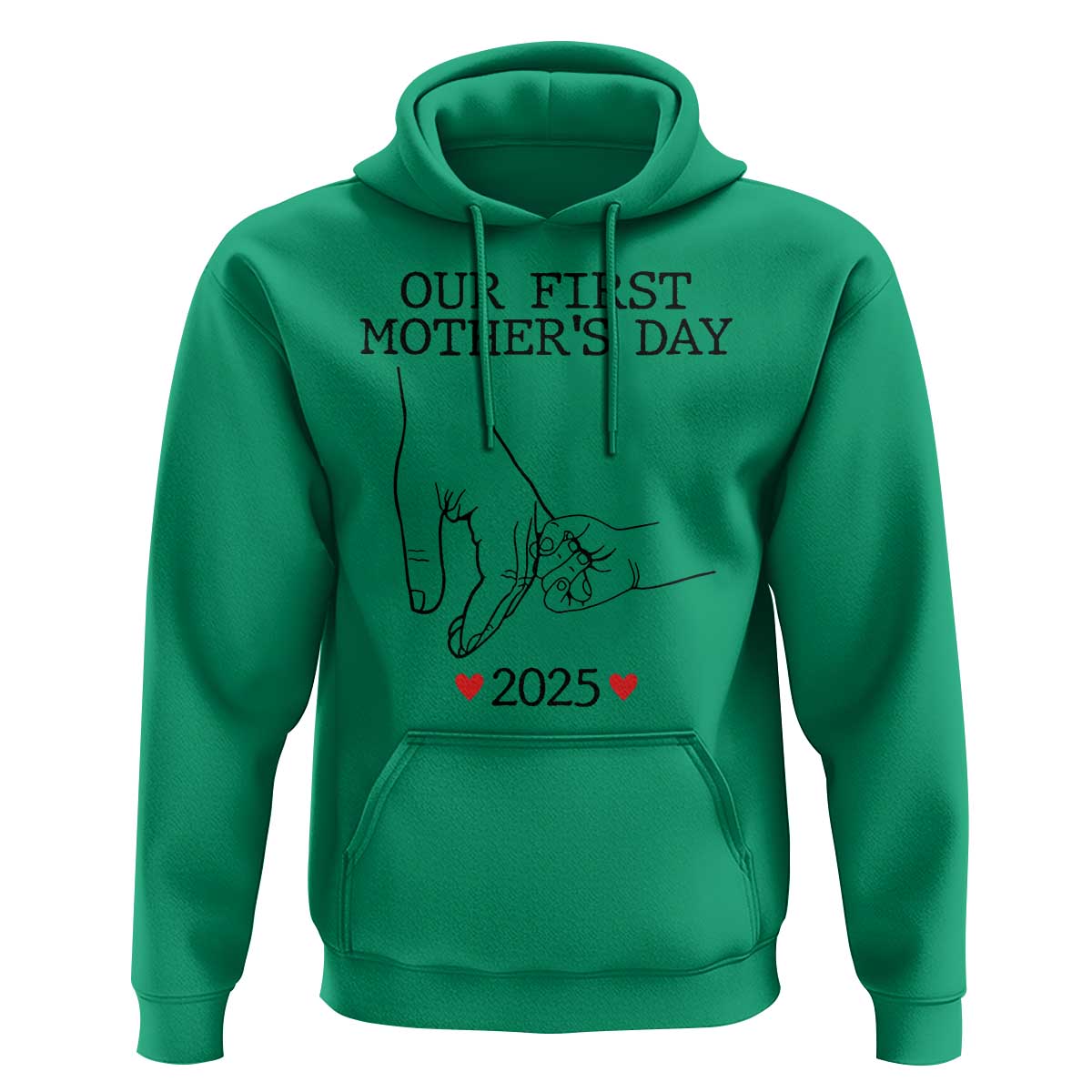 New Mom Est. 2025 Hoodie First Mother’s Day Matching Gift Light