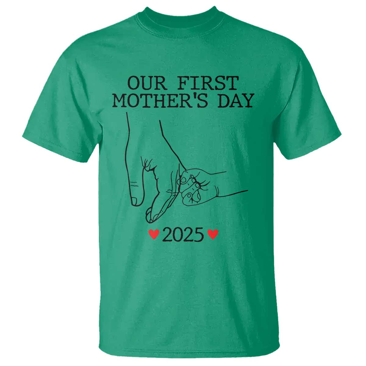 New Mom Est. 2025 T Shirt First Mother’s Day Matching Gift Light