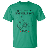 New Mom Est. 2025 T Shirt First Mother’s Day Matching Gift Light
