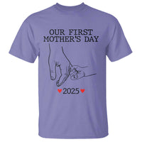 New Mom Est. 2025 T Shirt First Mother’s Day Matching Gift Light