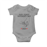 New Mom of Twins Est. 2025 Baby Onesie First Mother’s Day Matching Gift Light