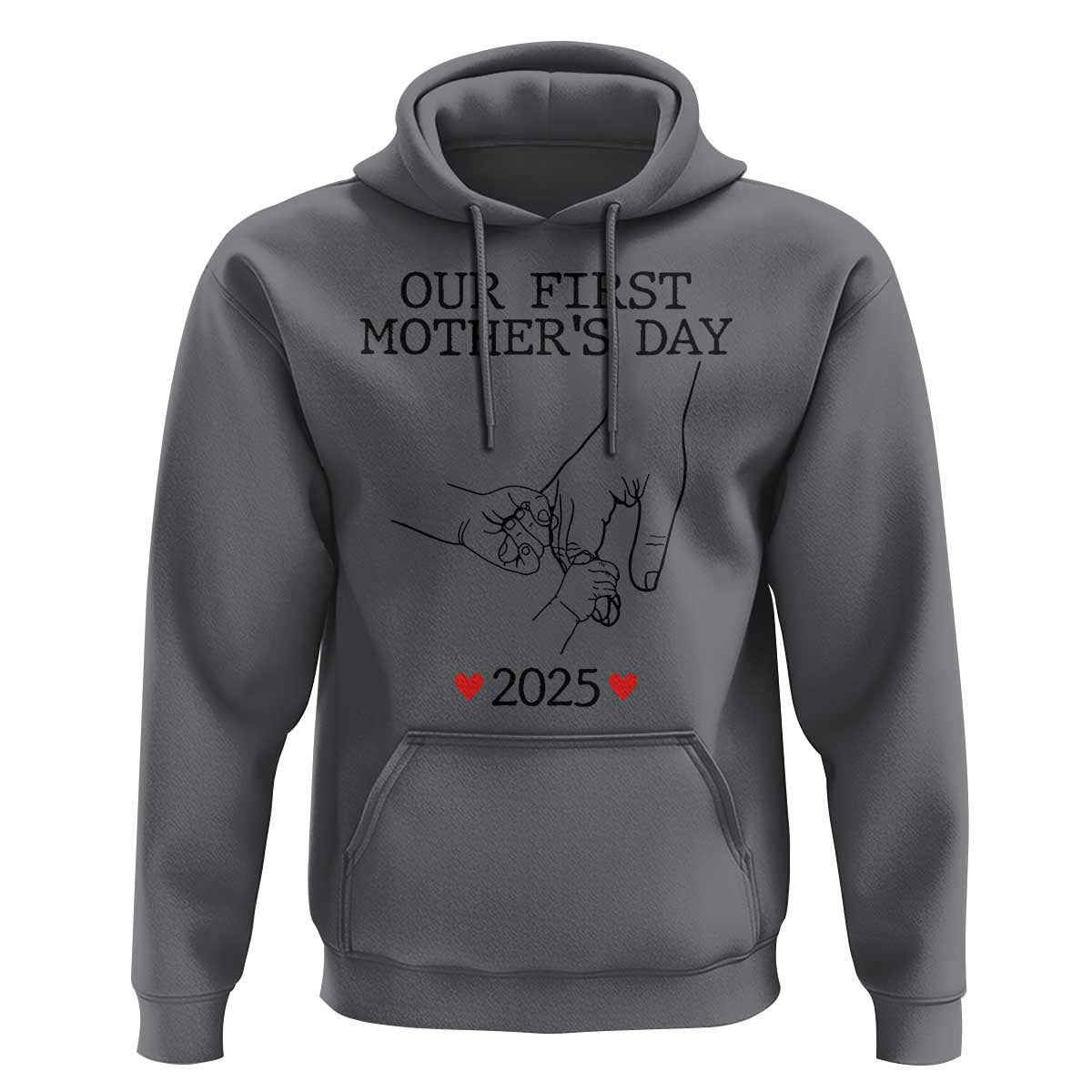 New Mom of Twins Est. 2025 Hoodie First Mother’s Day Matching Gift Light