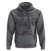 New Mom of Twins Est. 2025 Hoodie First Mother’s Day Matching Gift Light