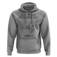 New Mom of Twins Est. 2025 Hoodie First Mother’s Day Matching Gift Light
