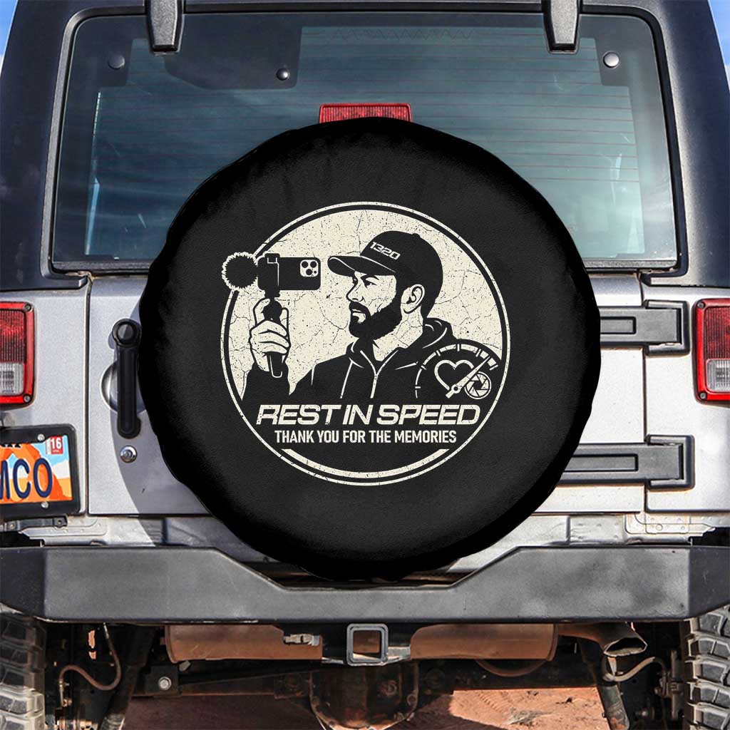 Rest In Speed Thank You For The Memories Spare Tire Cover Automotive Media Legend Memorial Tribute